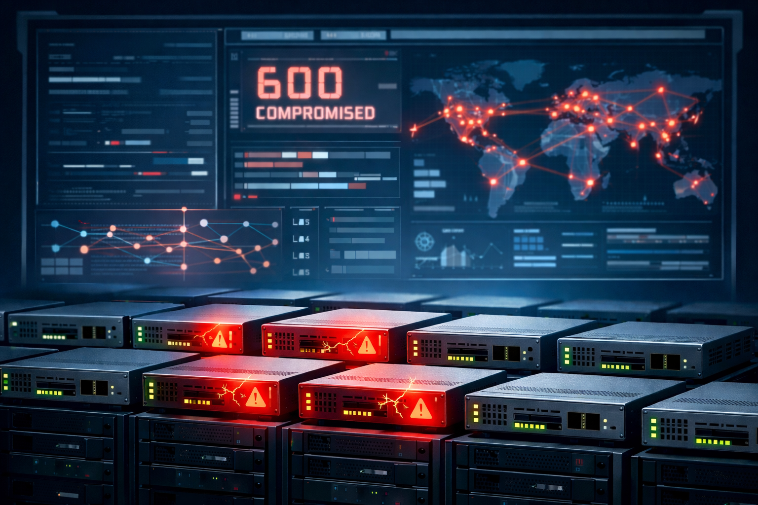 600 FortiGate compromis en 5 semaines : quand l'IA transforme un attaquant médiocre en menace à grande échelle