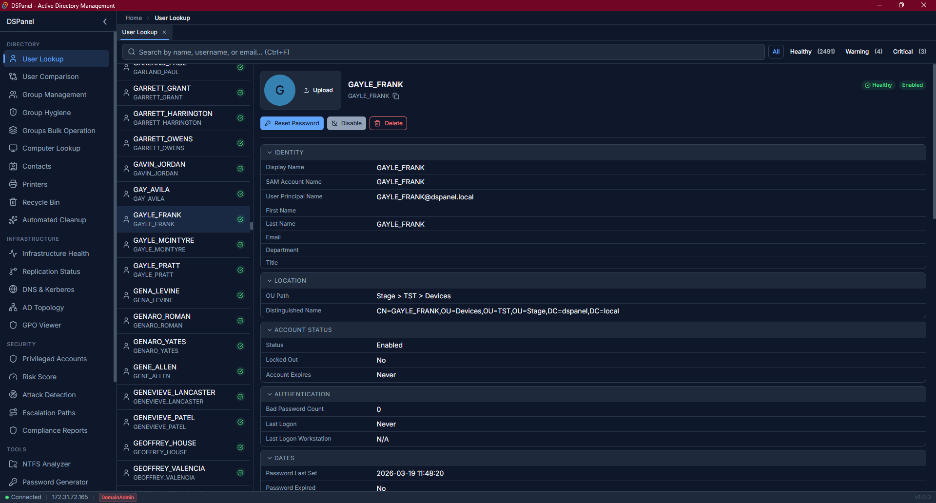 Audit de sécurité Active Directory sans licence enterprise